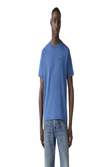 NON GRAPHIC TEES-TRUE INDIGO MID INDIGO JERSEY